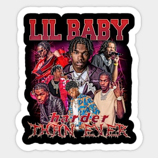 Lil Baby Bootleg Tee Sticker